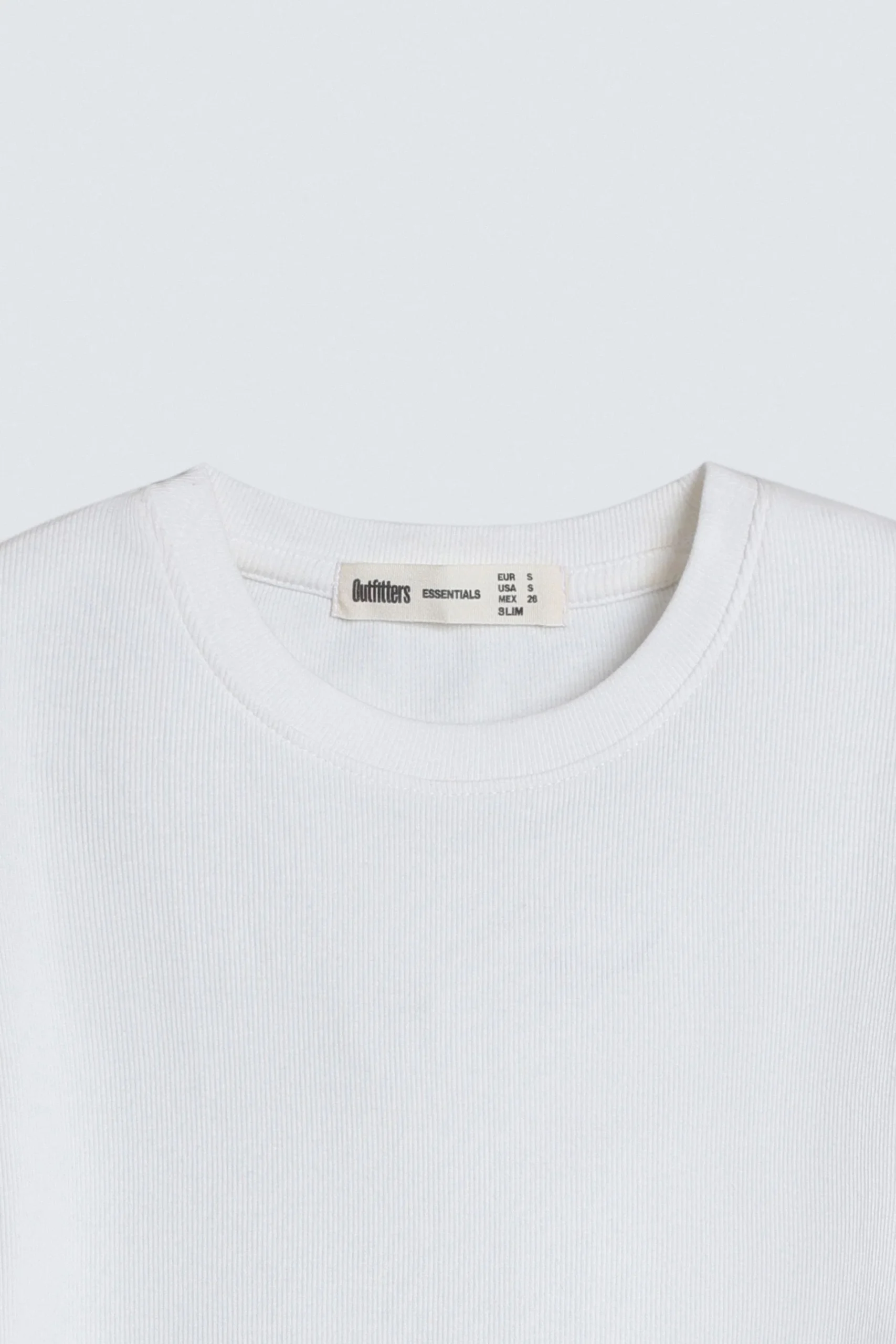 Super Cropped Ribbed T-Shirt - Image 2